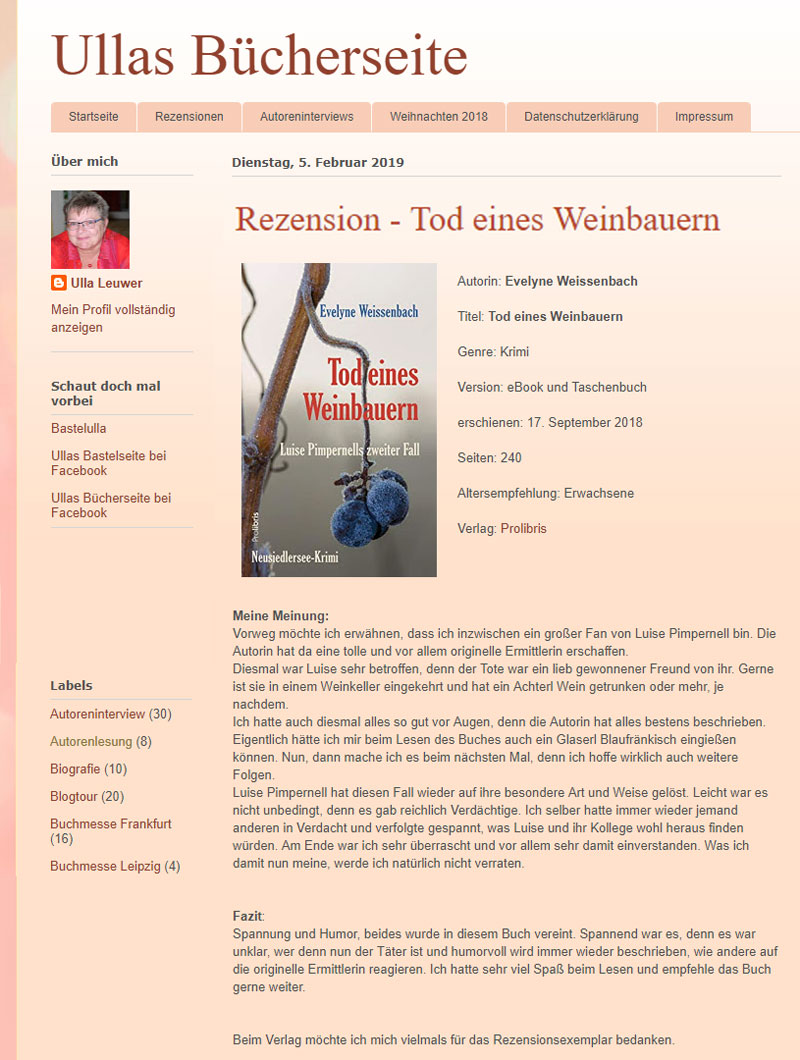 rezension ulla